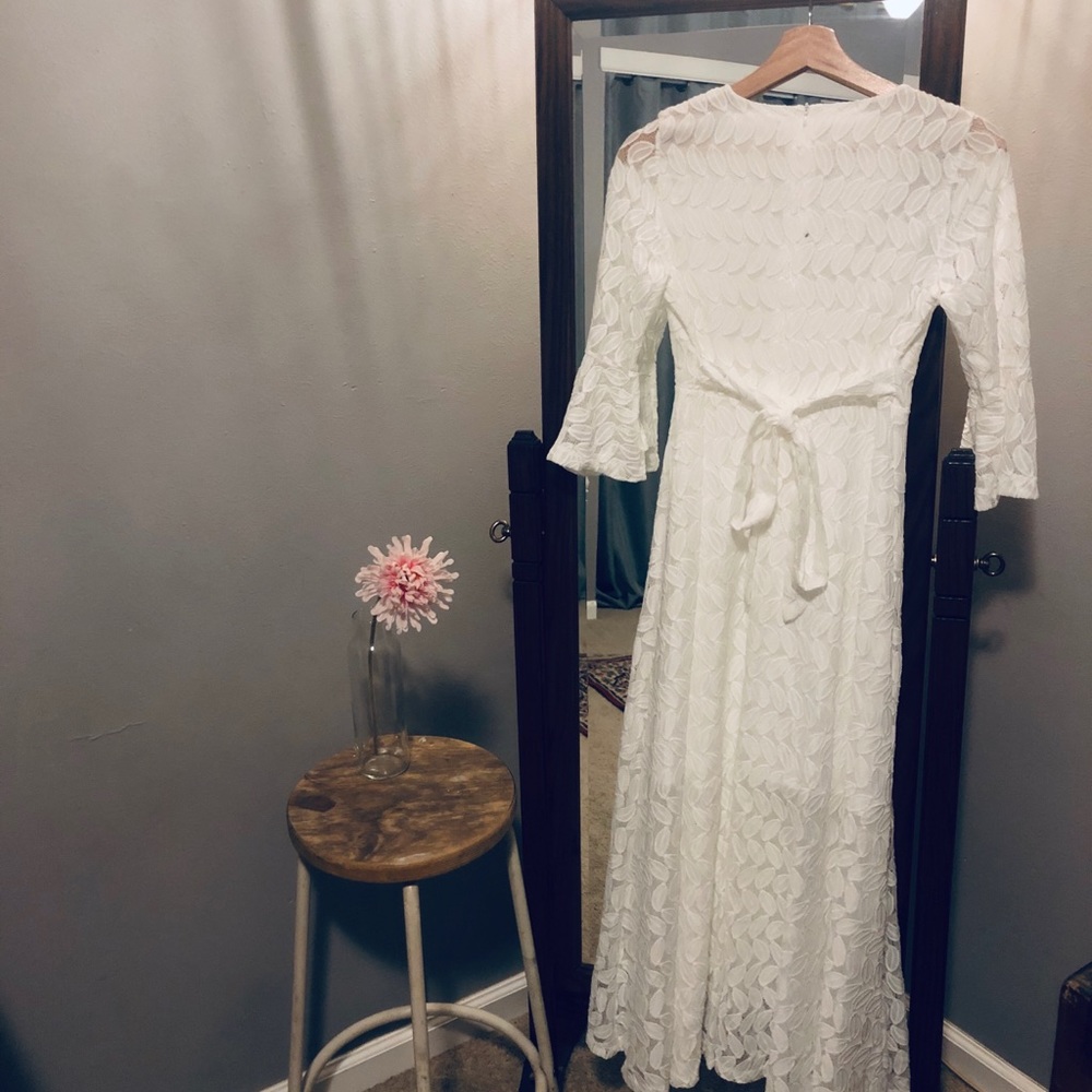 White dress